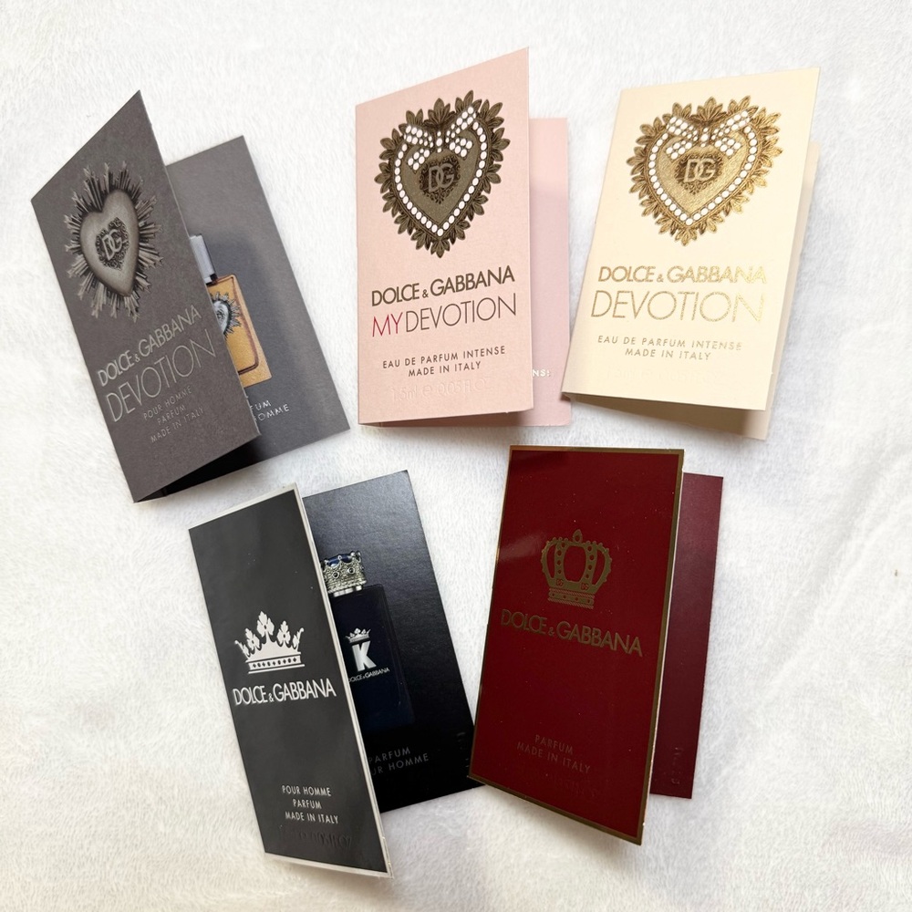Dolce & Gabbana Eau de Parfum Sample Set of 5 - New